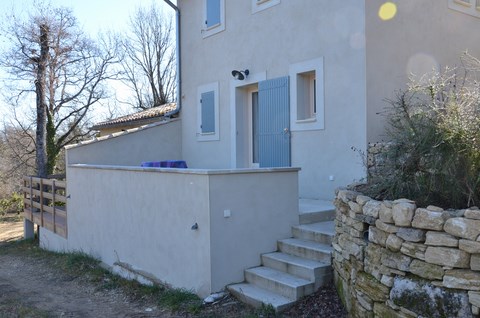 la terrasse côté ouest